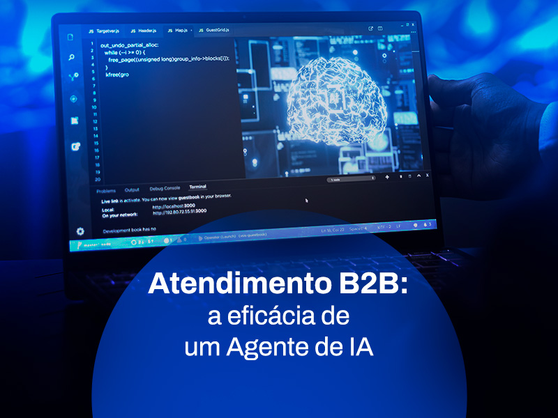 Agente de IA no atendimento B2B - Digimeta